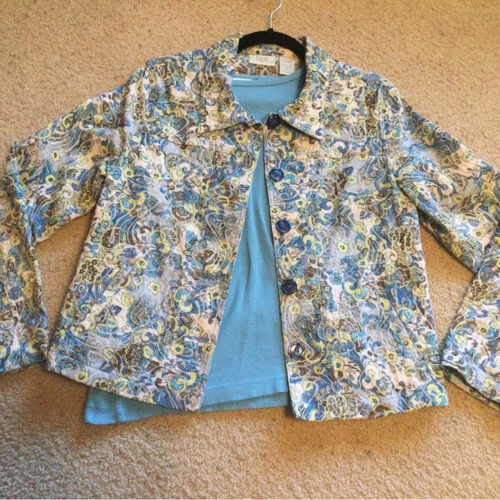 Ladies blazer jacket with matching top size S